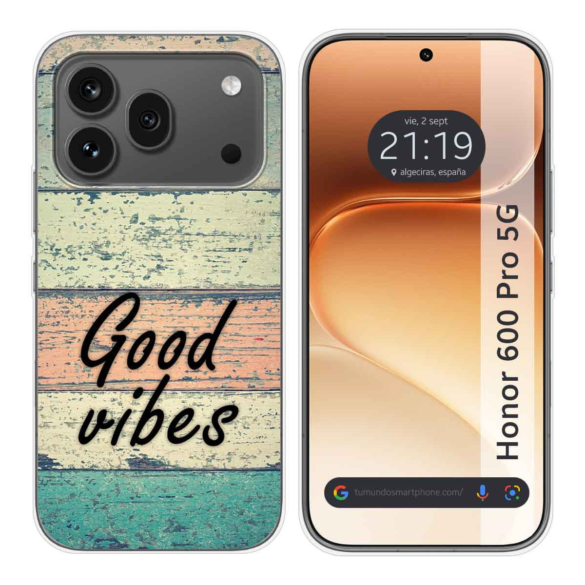 Funda Silicona para Huawei Honor 600 Pro 5G diseño Madera 01 Dibujos