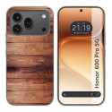 Funda Silicona para Huawei Honor 600 Pro 5G diseño Madera 02 Dibujos