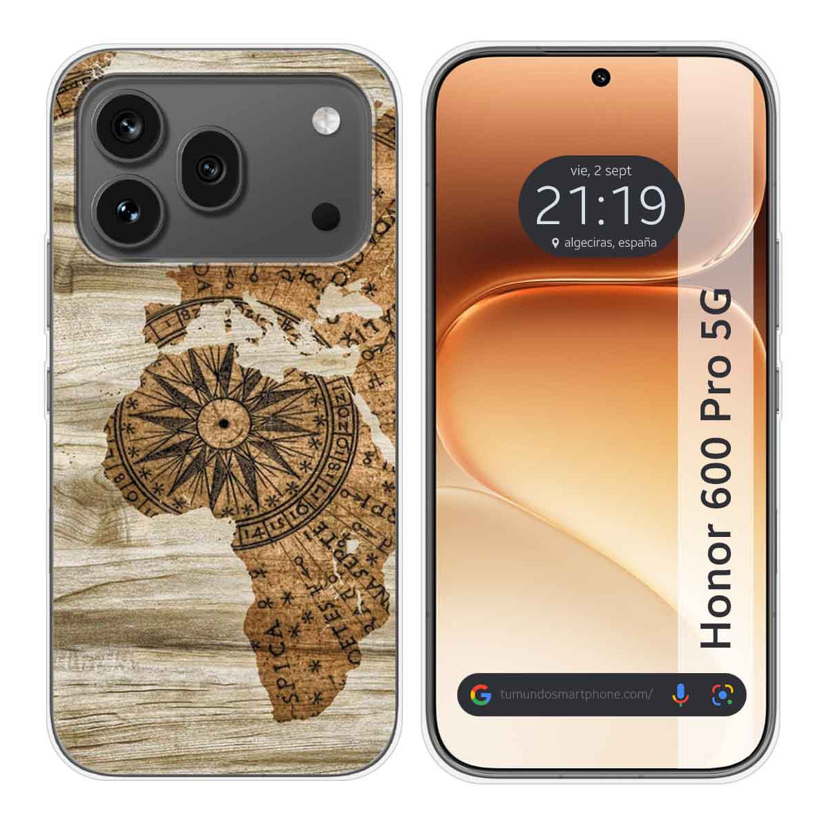 Funda Silicona para Huawei Honor 600 Pro 5G diseño Madera 07 Dibujos
