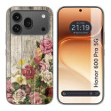 Funda Silicona para Huawei Honor 600 Pro 5G diseño Madera 08 Dibujos
