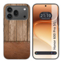 Funda Silicona para Huawei Honor 600 Pro 5G diseño Madera 09 Dibujos