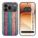 Funda Silicona para Huawei Honor 600 Pro 5G diseño Madera 10 Dibujos