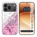 Funda Silicona para Huawei Honor 600 Pro 5G diseño Mármol 03 Dibujos