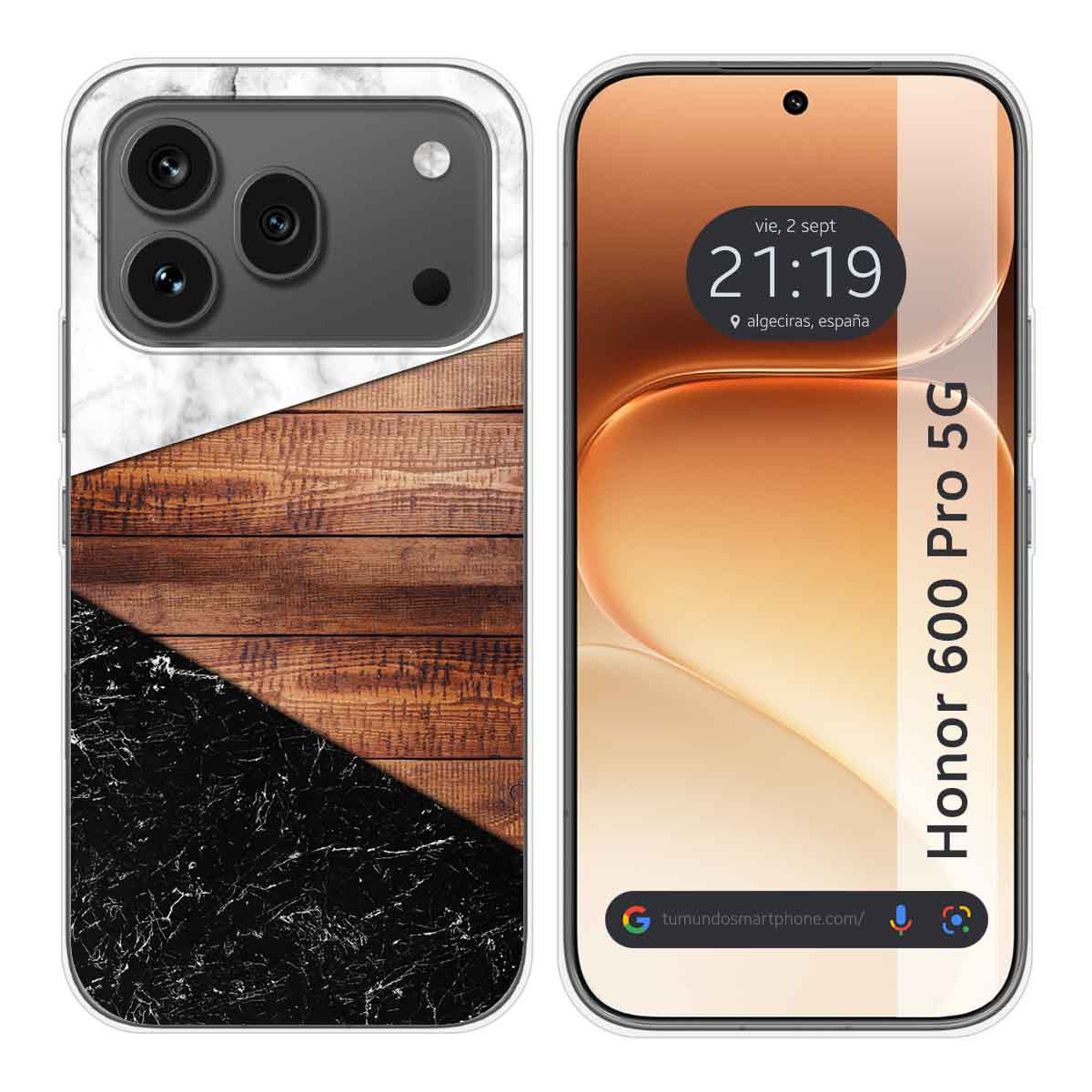 Funda Silicona para Huawei Honor 600 Pro 5G diseño Mármol 11 Dibujos