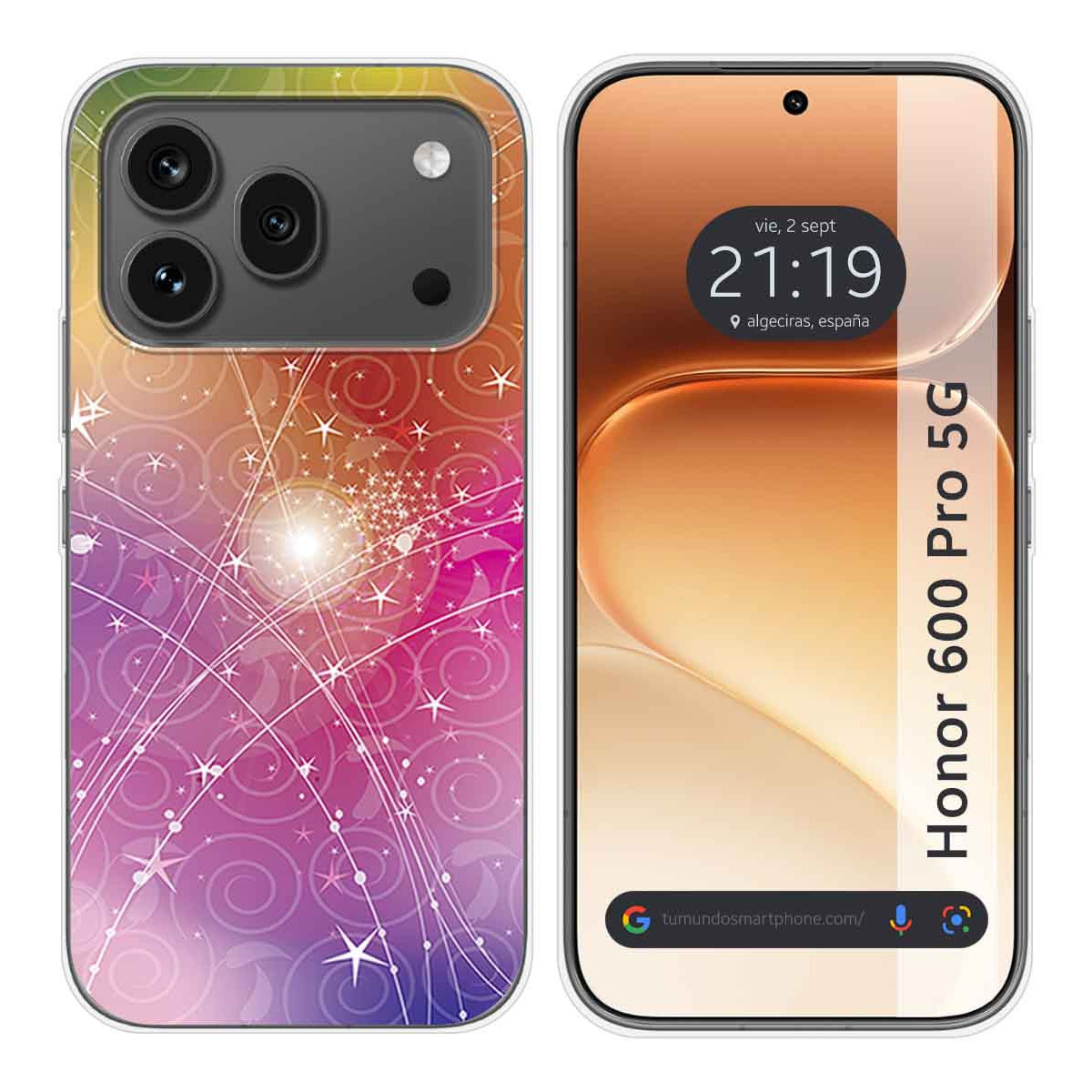 Funda Silicona para Huawei Honor 600 Pro 5G diseño Abstracto Dibujos