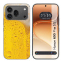 Funda Silicona para Huawei Honor 600 Pro 5G diseño Cerveza Dibujos