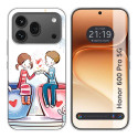 Funda Silicona para Huawei Honor 600 Pro 5G diseño Café Dibujos