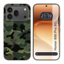 Funda Silicona para Huawei Honor 600 Pro 5G diseño Camuflaje Dibujos