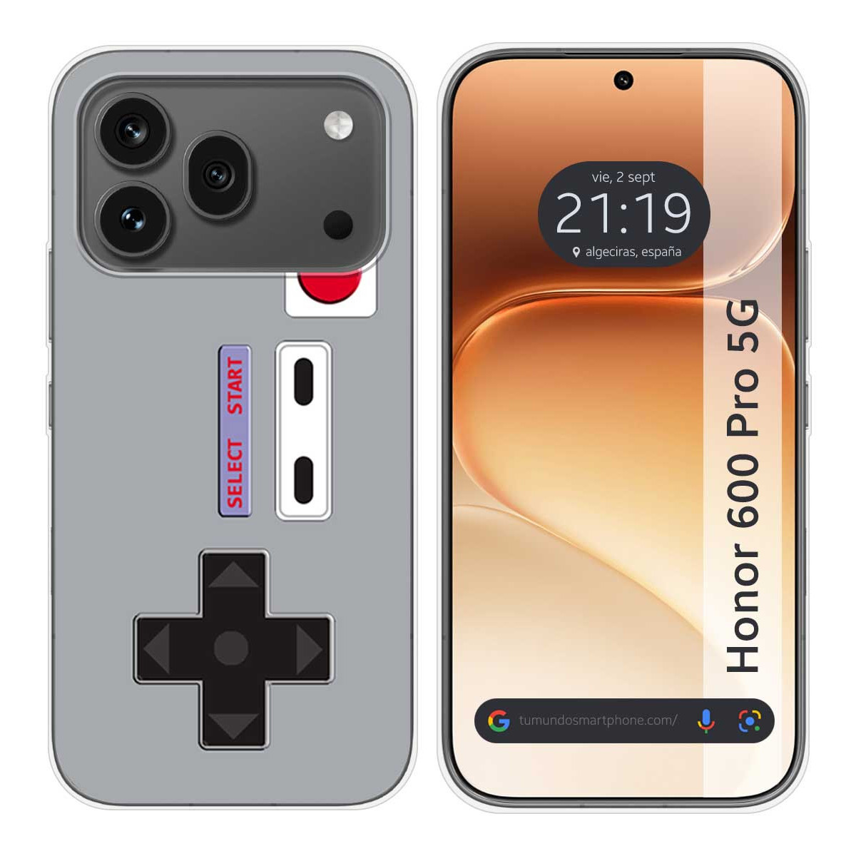 Funda Silicona para Huawei Honor 600 Pro 5G diseño Consola Dibujos