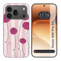Funda Silicona para Huawei Honor 600 Pro 5G diseño Flores Vintage Dibujos