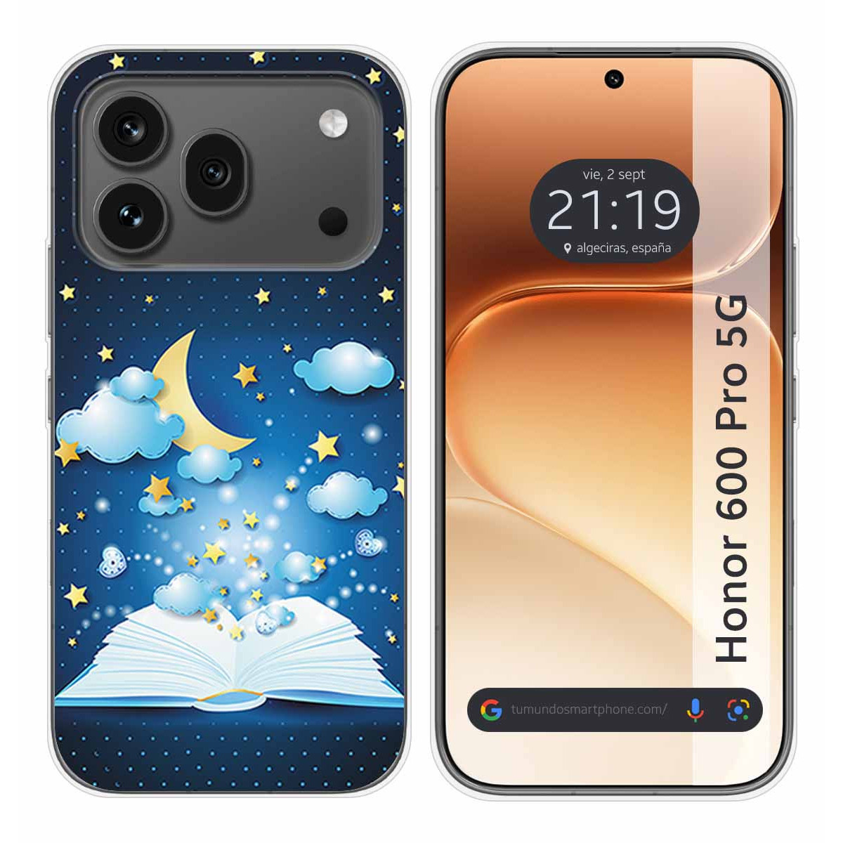 Funda Silicona para Huawei Honor 600 Pro 5G diseño Libro Cuentos Dibujos