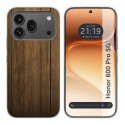 Funda Silicona para Huawei Honor 600 Pro 5G diseño Madera Dibujos