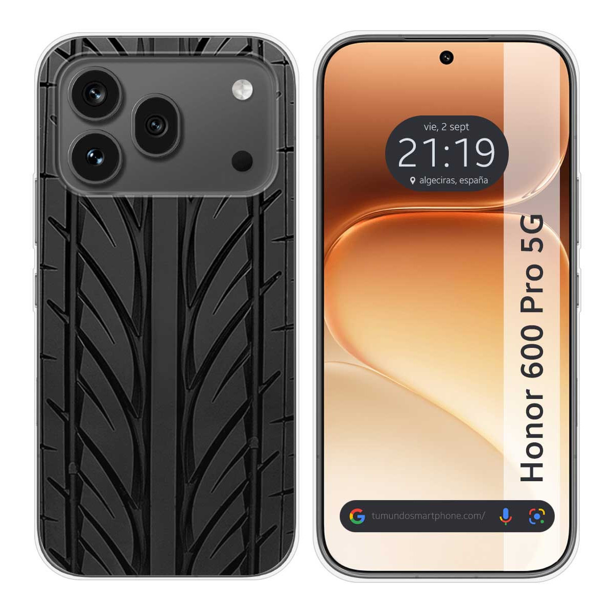 Funda Silicona para Huawei Honor 600 Pro 5G diseño Neumatico Dibujos