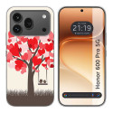 Funda Silicona para Huawei Honor 600 Pro 5G diseño Pajaritos Dibujos
