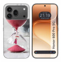 Funda Silicona para Huawei Honor 600 Pro 5G diseño Reloj Dibujos