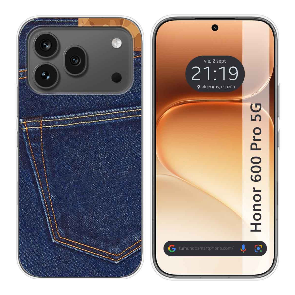 Funda Silicona para Huawei Honor 600 Pro 5G diseño Vaquero Dibujos