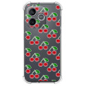 Funda Silicona Antigolpes para Huawei Honor 600 Pro 5G diseño Cerezas Dibujos