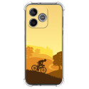 Funda Silicona Antigolpes para Huawei Honor 600 Pro 5G diseño Ciclista Dibujos