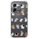 Funda Silicona Antigolpes para Huawei Honor 600 Pro 5G diseño Perros Dibujos