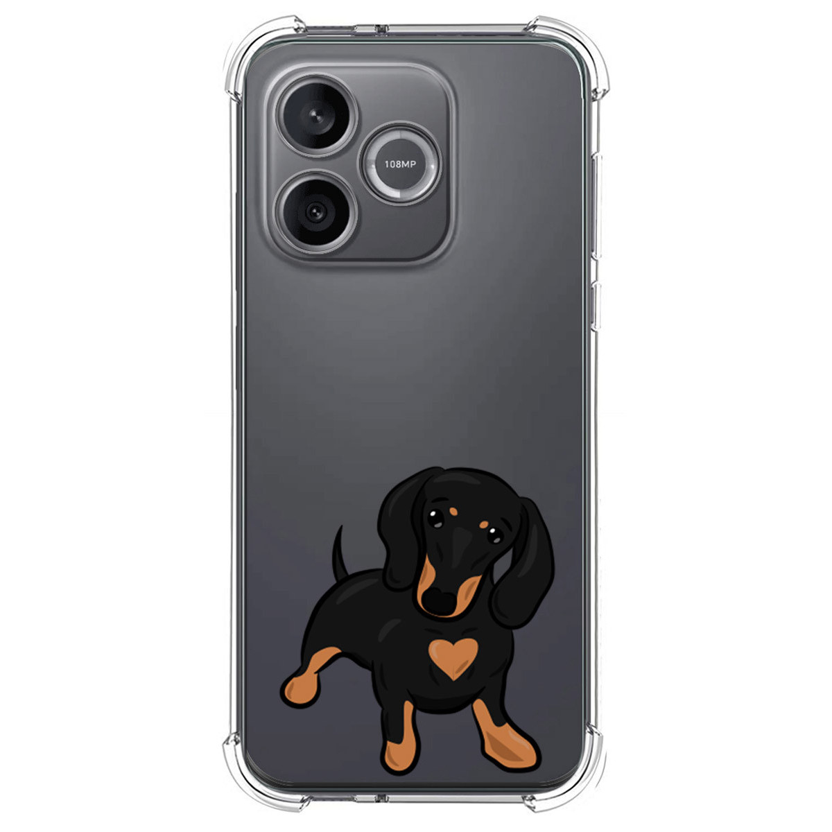Funda Silicona Antigolpes para Huawei Honor 600 Pro 5G diseño Perros 04 Dibujos