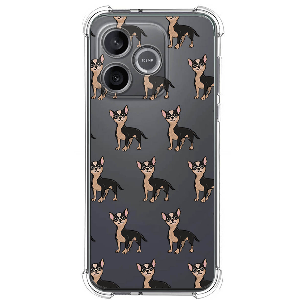 Funda Silicona Antigolpes para Huawei Honor 600 Pro 5G diseño Perros 11 Dibujos