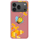 Funda Silicona Líquida Rosa para Huawei Honor 600 Pro 5G diseño Abeja Dibujos