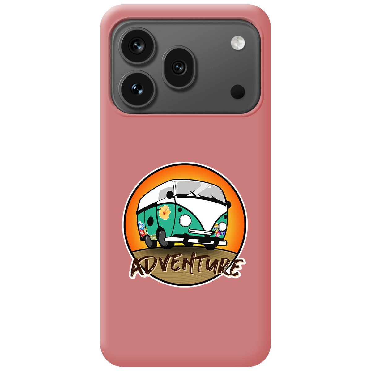 Funda Silicona Líquida Rosa para Huawei Honor 600 Pro 5G diseño Adventure Dibujos