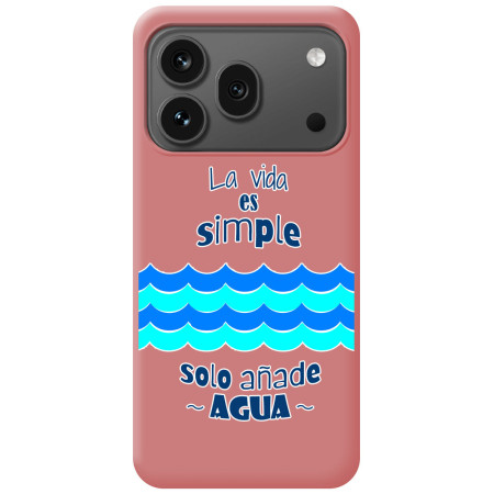 Funda Silicona Líquida Rosa para Huawei Honor 600 Pro 5G diseño Agua Dibujos