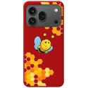Funda Silicona Líquida Roja para Huawei Honor 600 Pro 5G diseño Abeja Dibujos