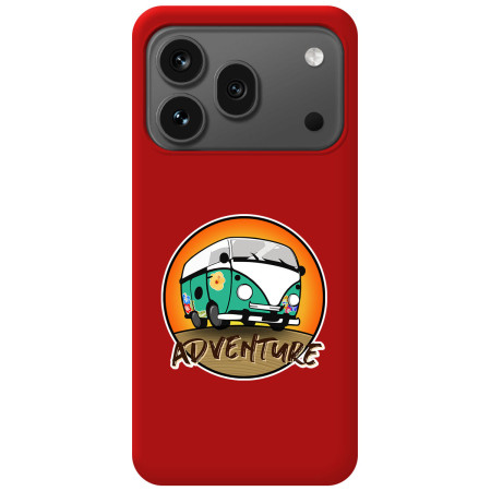 Funda Silicona Líquida Roja para Huawei Honor 600 Pro 5G diseño Adventure Dibujos