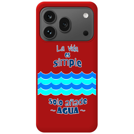 Funda Silicona Líquida Roja para Huawei Honor 600 Pro 5G diseño Agua Dibujos