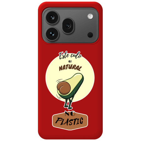 Funda Silicona Líquida Roja para Huawei Honor 600 Pro 5G diseño Culo Natural Dibujos
