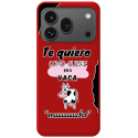 Funda Silicona Líquida Roja para Huawei Honor 600 Pro 5G diseño Vaca Dibujos
