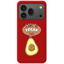 Funda Silicona Líquida Roja para Huawei Honor 600 Pro 5G diseño Vegan Life Dibujos