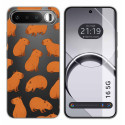 Funda Silicona Transparente para Realme 16 5G diseño Capibara 02 Dibujos