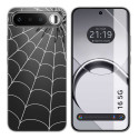 Funda Silicona Transparente para Realme 16 5G diseño Araña Dibujos