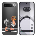 Funda Silicona Transparente para Realme 16 5G diseño Avestruz Dibujos