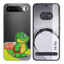 Funda Silicona Transparente para Realme 16 5G diseño Coco Dibujos