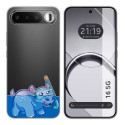 Funda Silicona Transparente para Realme 16 5G diseño Hipo Dibujos