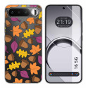 Funda Silicona Transparente para Realme 16 5G diseño Otoño Dibujos