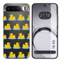 Funda Silicona Transparente para Realme 16 5G diseño Pato Dibujos