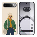 Funda Silicona para Realme 16 5G diseño Mujer 03 Dibujos