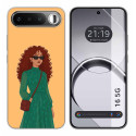 Funda Silicona para Realme 16 5G diseño Mujer 06 Dibujos