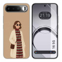 Funda Silicona para Realme 16 5G diseño Mujer 09 Dibujos