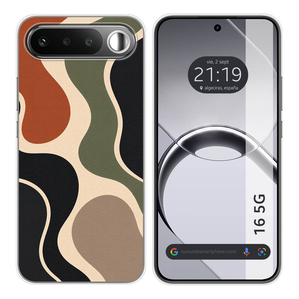 Funda Silicona para Realme 16 5G diseño Splash 02 Dibujos
