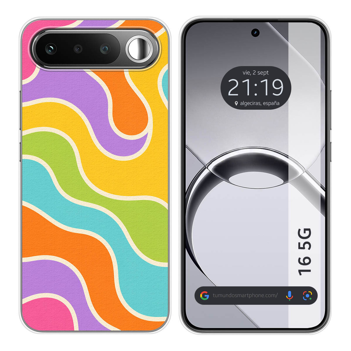 Funda Silicona para Realme 16 5G diseño Splash 03 Dibujos
