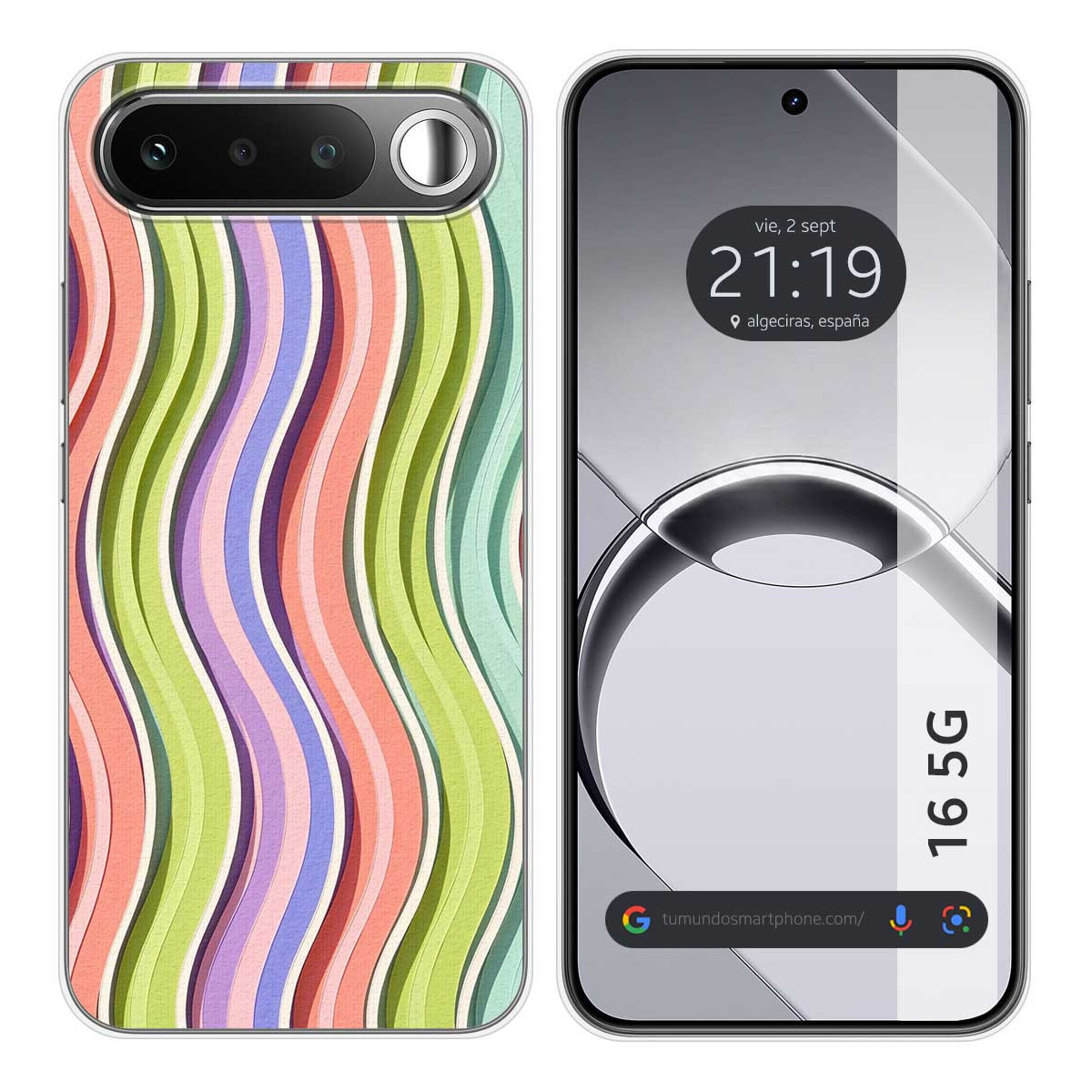 Funda Silicona para Realme 16 5G diseño Splash 06 Dibujos