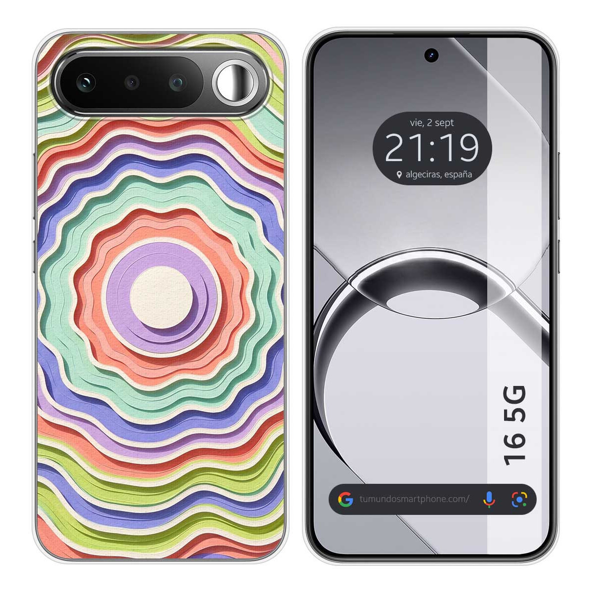 Funda Silicona para Realme 16 5G diseño Splash 08 Dibujos