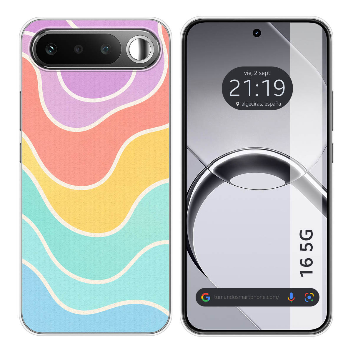 Funda Silicona para Realme 16 5G diseño Splash 09 Dibujos