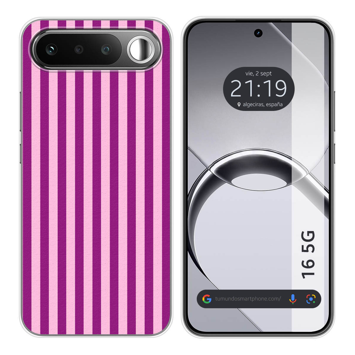 Funda Silicona para Realme 16 5G diseño Lines 01 Dibujos